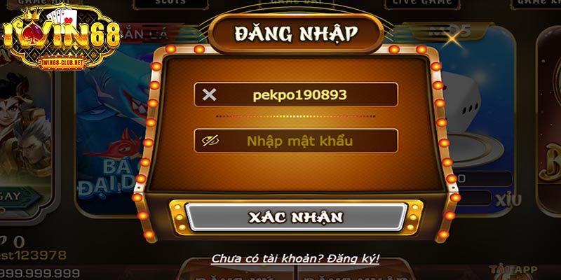 3 bước đăng nhập IWIN68 chi tiết