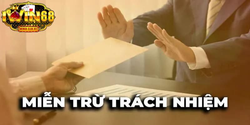 Miễn trừ trách nhiệm IWIN68 đảm bảo quyền lợi, minh bạch trong cá cược